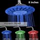 thumbnail image 2 of Colorful LED Bathroom SPA Shower Head Pressurized Water Saving Temperature Control Colorful Light Handheld Big Rain Shower, 2 of 2