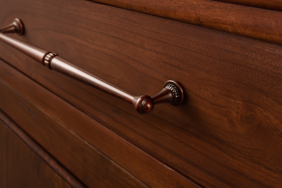 Goo-Ki 12 Pack 12.6''(192 MM) Hole Centers Oil Copper Cabinet Pulls, Zinc Alloy Drawer Pulls Cabinet Handles for Dresser and Cupboard