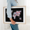 thumbnail image 5 of Wanderlust - Mixed Media Map Pastel Abstract Travel Poster Modern Art Unframed Wall Art Print 4 x 6 inches, 5 of 7
