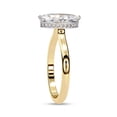 thumbnail image 3 of AFFY Solitaire Wedding Engagement Ring for Women | Center 12x6mm Marquise Cut Lab Created Moissanite Promise Rings in 14K Solid Yellow Gold Jewelry Gift for Her, Size 5, 3 of 6