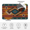 thumbnail image 3 of Aztec Southwest Door Mat Indoor Outdoor, Vintage Geometric Farmhouse Art Non Slip Welcome Mat with Rubber Backing, Absorbent Fabric Front Door Mats Entryway Rug for Home Patio Entrance 16"x24", 3 of 8