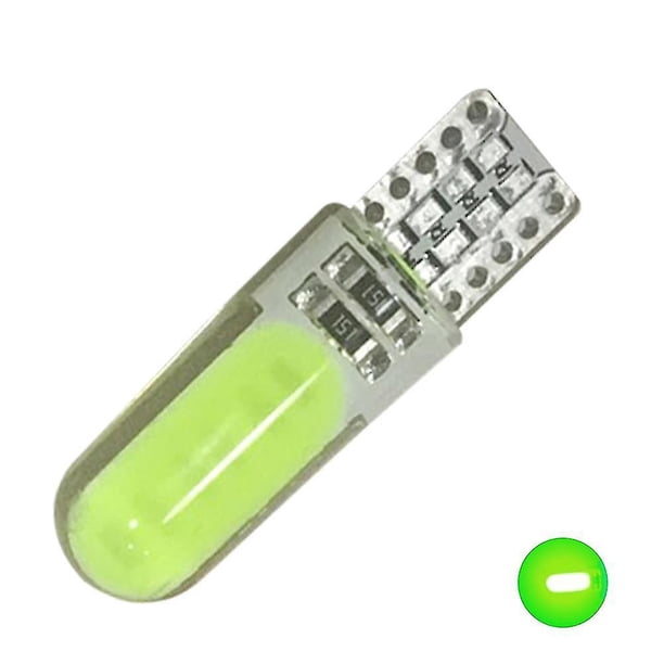 T10 W5w 192 168 Bombilla Led Cob de silicona para lámpara de placa de matrícula con luz lateral de cuña para coche