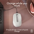 thumbnail image 6 of Logitech MX Anywhere 3S for Mac, Compact Wireless Bluetooth Mouse, 8K DPI Any-Surface Tracking, Quiet Clicks, USB C, Wireless Mouse for MacBook Pro, Macbook Air, iMac, iPad, Pale Gray, 6 of 14