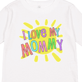 thumbnail image 4 of Inktastic I Love my Mommy- sun and rainbow letters Boys or Girls Long Sleeve Toddler T-Shirt, 4 of 5