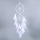 thumbnail image 3 of Blanco Atrapasue?os Wind Chimes Beads Feather Pendant Home Decoración de Ventana de Pared Decoración Hogareña Fugacal NO, 3 of 6