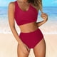 thumbnail image 1 of WILLBEST Traje de Baño Para Mujer, Bikini de Cintura Alta de 2 Piezas, Trajes de Baño de Cobertura Completa, 1 of 4
