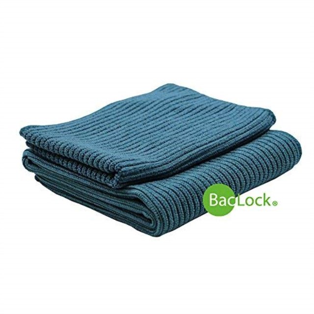 norwex kitchen towel and cloth set in teal (1708)