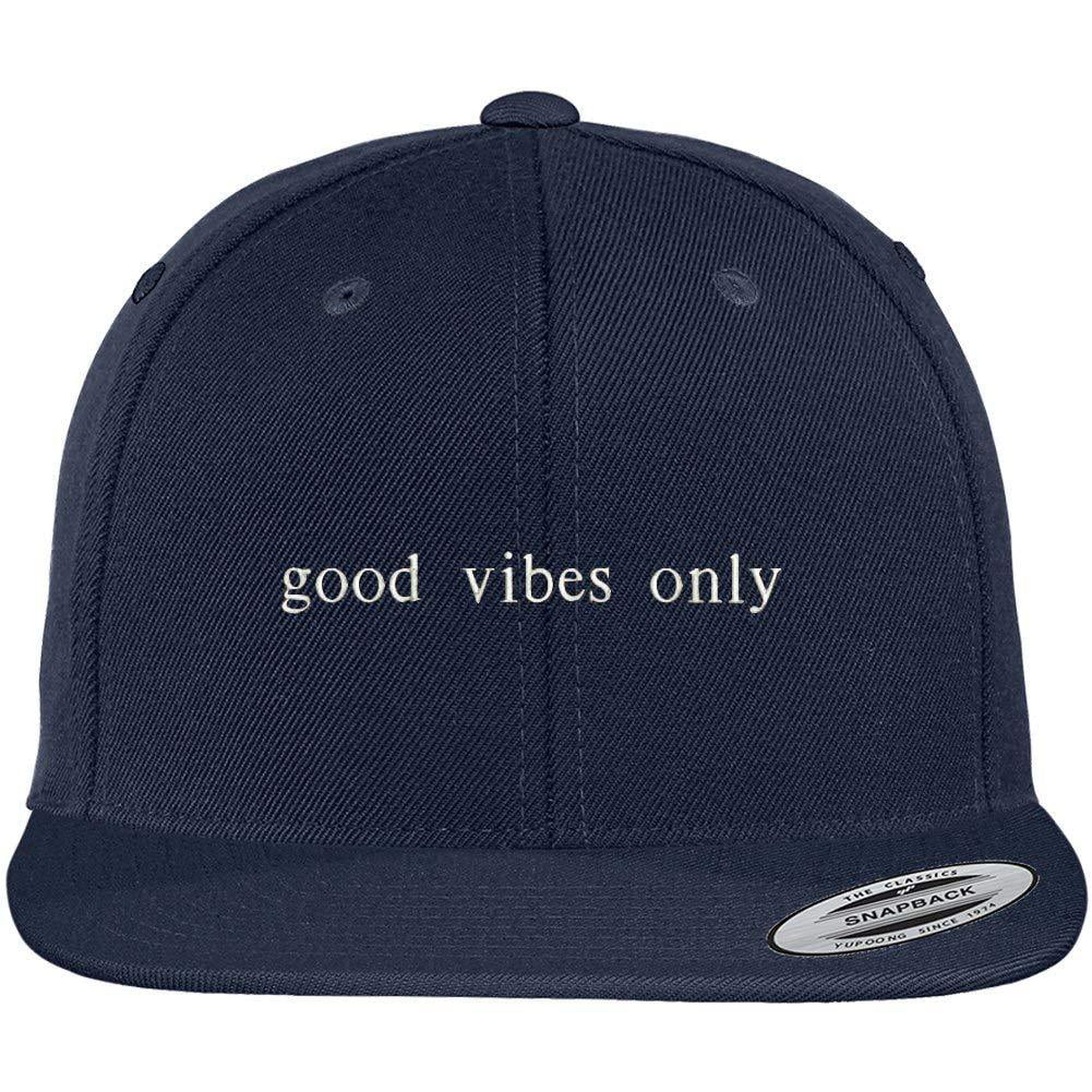 GOOD VIBES hat Sparkling Gold/Silver Metallic Snapback Flat bill Baseball cap 