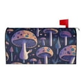 thumbnail image 3 of Fotbe Floral Hippie Mushrooms Mailbox Covers Post Letter Box Cover Garden Decor Standard Size-25.5x21 in, 3 of 9