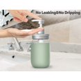 thumbnail image 2 of Dispensador de jabón de 450ml, hecho de material de seguridad, libre de Bpa, fácil de operar con una mano, sin fugas y sin goteo, aplicable a todos los jabones líquidos o Lotio Feliz Sencillez, 2 of 3