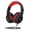 Black -red, variant on Kids Headphones for School Home Tablet Travel, Sharing Sounds Function, Foldable Wired Kids Headphones with Microphone