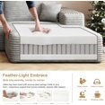 thumbnail image 4 of 108" Plush Corduroy U-Shaped Sectional Sofa, Deep Seat Cloud Couch, Modular 5-Seat Design, No-Assembly Living Room Sofa, 4 of 5