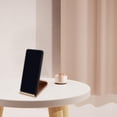 thumbnail image 5 of Wood Cell Phone Stand Detachable Book Stand Universal Mobile Phone Holder Desktop Smartphone Stand Portable Tablet Non Slip Stable Stand for iPhone iPad and All Tablets Android Phones Beige DIY, 5 of 9