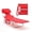 Red, variant on SHOUFTW Foldable Beach Lounge Chair – Portable Leisure Recliner for Outdoor Relaxation, Red