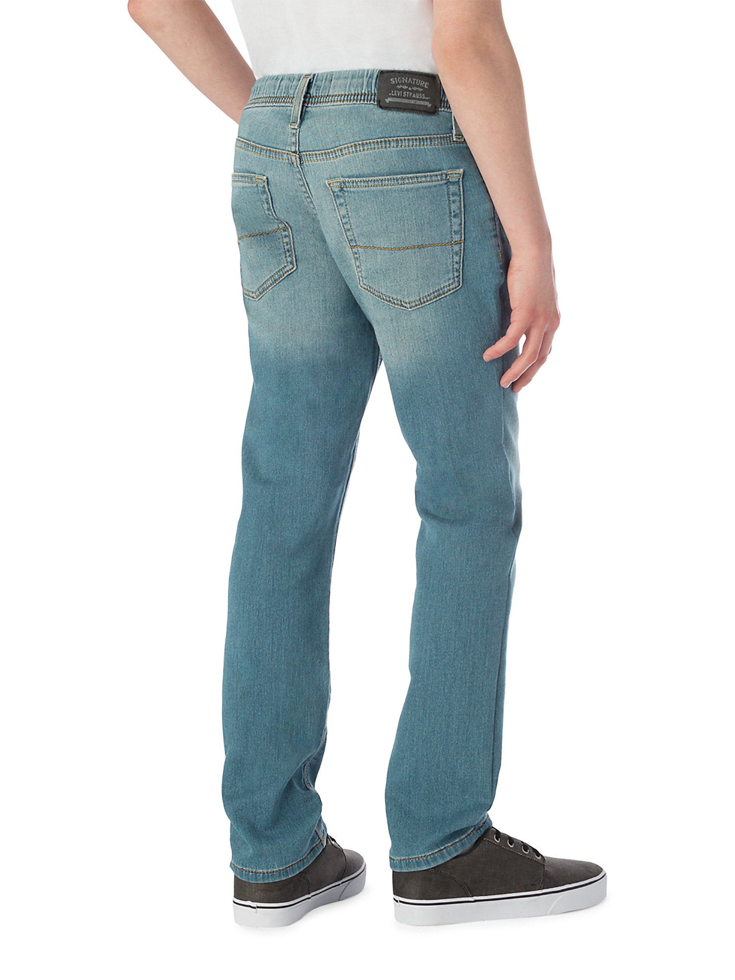 Signature by Levi Strauss & Co. Boys Skinny Pull On Jeans, Sizes 5-18 & Husky