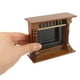 thumbnail image 4 of Modelo de chimenea decorativa, casa de muñecas, chimenea de madera, minicasa, muebles en miniatura, 4 of 8