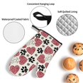 thumbnail image 4 of ZICANCN Oven Mitts and Pot Holders Sets , Heart Pet Dog Cat Paw Baking Sets for Kitchen BBQ Gloves Heat Resistant Cooking 4 Pieces, 4 of 8