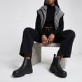 thumbnail image 4 of Cushionaire Women's Britain Chelsea Boots, Soft Vegan Leather, Non-Slip Sole, Memory Foam, Back Pull Tab, Ankle Boots for Women, Wide Widths, 4 of 14