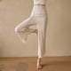 thumbnail image 1 of TaTaai Women Loose Fit Solid Color Wide Leg Cropped Yoga Pants Pilates Sports Pants High Waist Stretchy Breathable Non See-through Machine Washable Gym Casual Wear Gift, 1 of 5