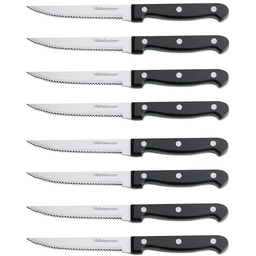 Steak Knives 8 Pc Superior Steak knives, Stainless Steel, Steak Knife
