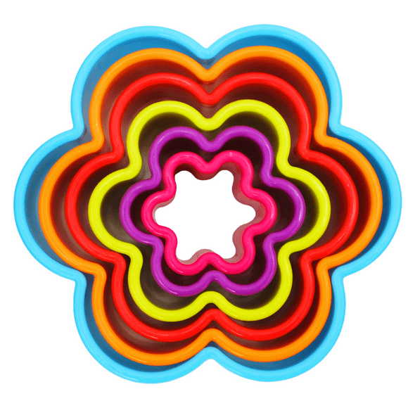 Juego De 6 Cortadores De Galleta Flor Vencort Juego De 6/ Cortadores/ De Galleta Flor