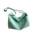 thumbnail image 1 of Bolso de hombro tipo hobo de gran capacidad, ligero, informal, tipo cartera para mujer Verde, 1 of 9