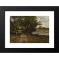 thumbnail image 2 of Leon Richet 14x11 Black Modern Framed Museum Art Print Titled - River, 2 of 5
