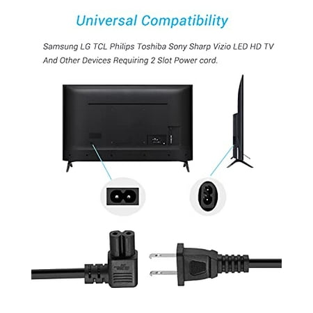 Ul Listed 12ft Right Angle Figure 8 Power Cord Cable Compatible Sony Ps3 Ps4 Microsoft Xbox One S X Samsung Tcl Lg Insignia Sharp Sony Tv Canon Hp Printer Soundbar Monitor Laptop Ul Listed 12ft Right Angle Figure 8 Power Cord Cable Compatible Sony Ps3 Ps4 Microsoft Xbox One S X Samsung Tcl Lg Insignia Sharp Sony Tv Canon Hp Printer Soundbar Monitor Laptop