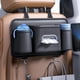 thumbnail image 1 of Organizador para asiento trasero de coche DYNWAVEMX con 2 portavasos y ganchos, 1 of 8