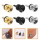 thumbnail image 2 of 6Pcs Guitar Strap Locks Metal Strap Retainer Guitar Strap Buttons for Guitar Strap Metal Strap Lock Studs, 2 of 3