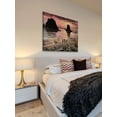thumbnail image 3 of "The Beach at Dusk" Painting Print on Wrapped Canvas, 3 of 7