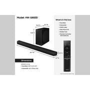 SAMSUNG Q-Series 5.1.2ch Wireless Dolby Atmos Soundbar with Q-Symphony HW-Q800D/ZA