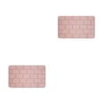 thumbnail image 4 of Alfombra de baño Toystoory textura fuerte absorción de agua Rosa 2Conjunto, 4 of 6