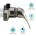 thumbnail image 3 of Dura Faucet Single Lever RV Shower Faucet - Brushed Satin Nickel, 3 of 5