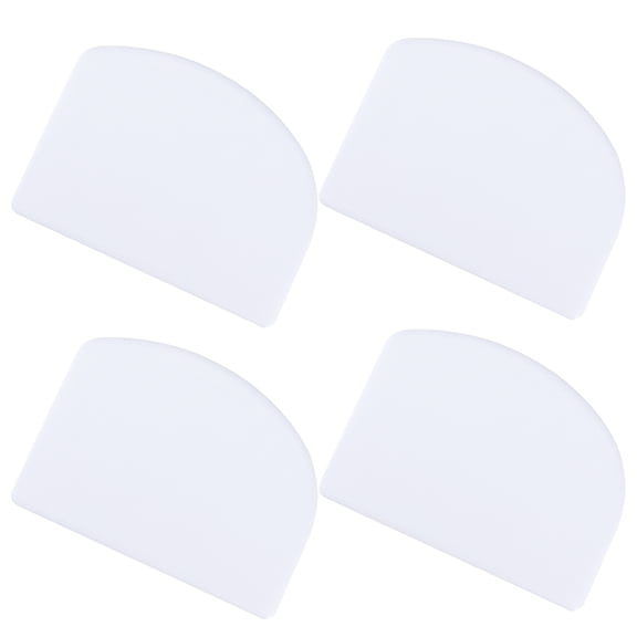 Flexible Bowl Scraper Kitchen Gadget Home Use Cake Baking Tool Accessories Cream Small Tools White