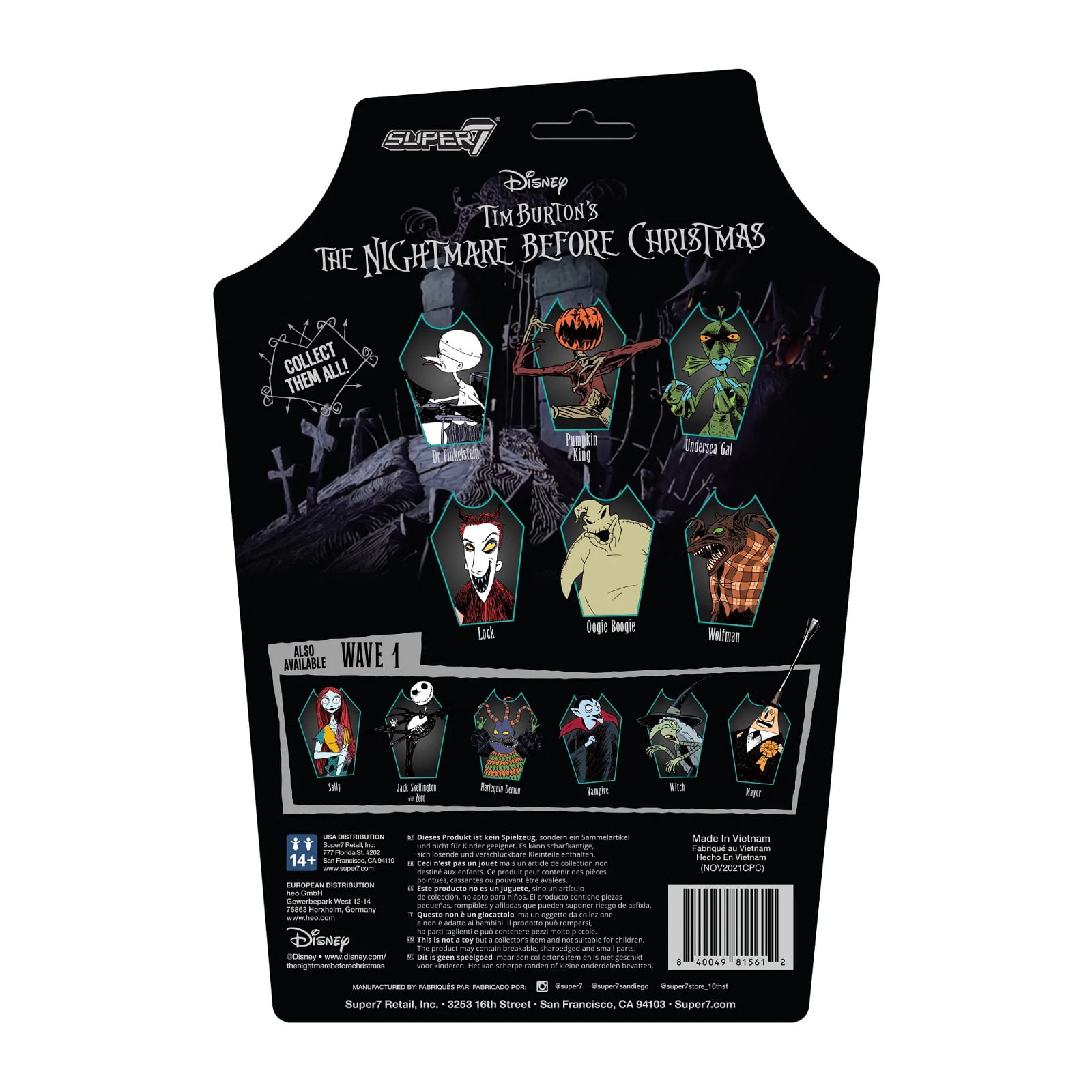 Super 7 Disney Tim Burton's The Nightmare Before Christmas Lock