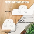 thumbnail image 2 of Bag Clips with Hanging Holes and Foldable Handles for Potato Chips Large 12 Pieces Potato Chip Clips Pieces Potato Chip Clips, 2 of 5