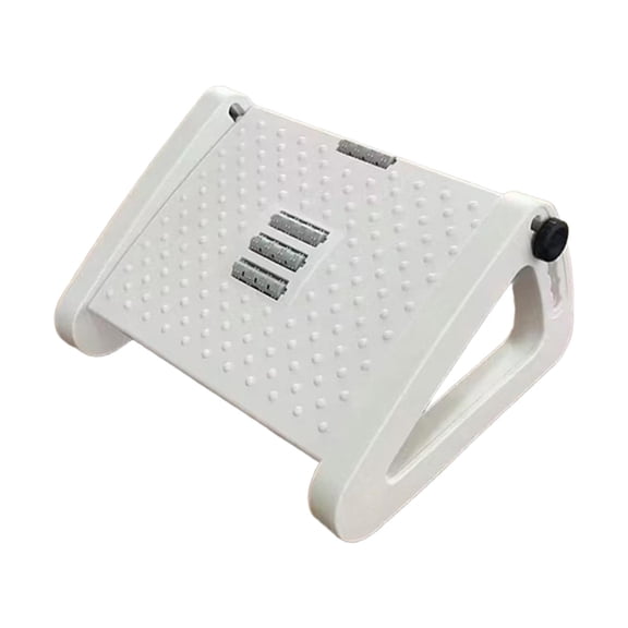 figatia under Desk Footrest Car Footrest Leg Tilt Stool with Rollers Height Adjustable, Portable Comfortable Support Leg Rest for Car