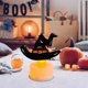 thumbnail image 1 of Juego de Velas Sin Llama con Forma de Murciélago para Halloween | Velas de Té a Pilas | Plástico Amarillo | 8 X 6 X 3 Cm | Decoración para Fiestas En Casa | 1 Vela, 1 of 6