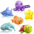 thumbnail image 1 of Juguetes de baño Hely Cancy sin moho para bebés de más de 18 meses (Ocean), 1 of 7