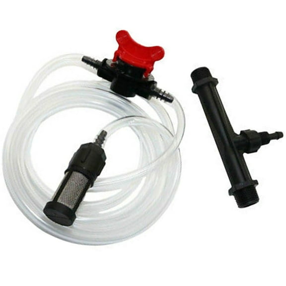 Auto Irrigation Venturi Fertilizer Kit Injector Water Tube Switch Filter 1/2" Water Hose Switch Filter Fertilizer Dispenser Tool