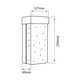 thumbnail image 5 of Lampara Exterior, Muro Luz Blanca Cálida Integrado Led 12w, 5 of 5