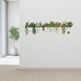 thumbnail image 1 of Calcomanía de pared Soledad planta colgante verde 90 cm x 30 cm, 1 of 10