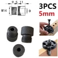 thumbnail image 4 of MYG 3PCS 5mm Drill sleeve Bushing M14 Dowelling Jig Wood Drilling Guide Locator, 4 of 8