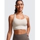 thumbnail image 2 of Top Deportivo CRZ YOGA Sensación Desnuda con Tirantes y Corte Largo Tan XS, 2 of 5