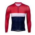 thumbnail image 3 of Maillot de ciclismo de manga larga para hombre, fino, transpirable, con protección solar, para ciclismo de montaña, 3 of 4