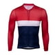 thumbnail image 3 of Maillot de ciclismo de manga larga para hombre, fino, transpirable, con protección solar, para ciclismo de montaña, 3 of 4