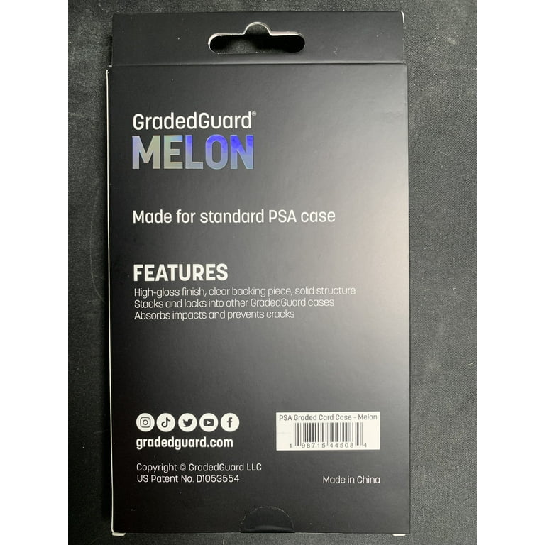 graded card guard case GradedGuard PSA Protector CRIMSON METALLIC LimitedEdition graded collectibles 3D Printed PSA Slab Guard: