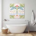 thumbnail image 3 of Boho Green Flower Wall Art Painting on Canvas, Botanical Watercolor Leaf Floral Canvas Art Home Prints Wall Art Framed Modern Artwork for Living Room Bedroom Wall Decor 12x12in, 3 of 9