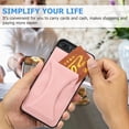 thumbnail image 6 of TOP SHE Case for Apple iPhone 8 Plus (5.5"), iPhone 7 Plus Case (5.5 Inch) - Synthetic Leather Protective Case with Card Slot / Kickstand, Slim Fit Lightweight Simple Fashion Cover (Rosegold), 6 of 7